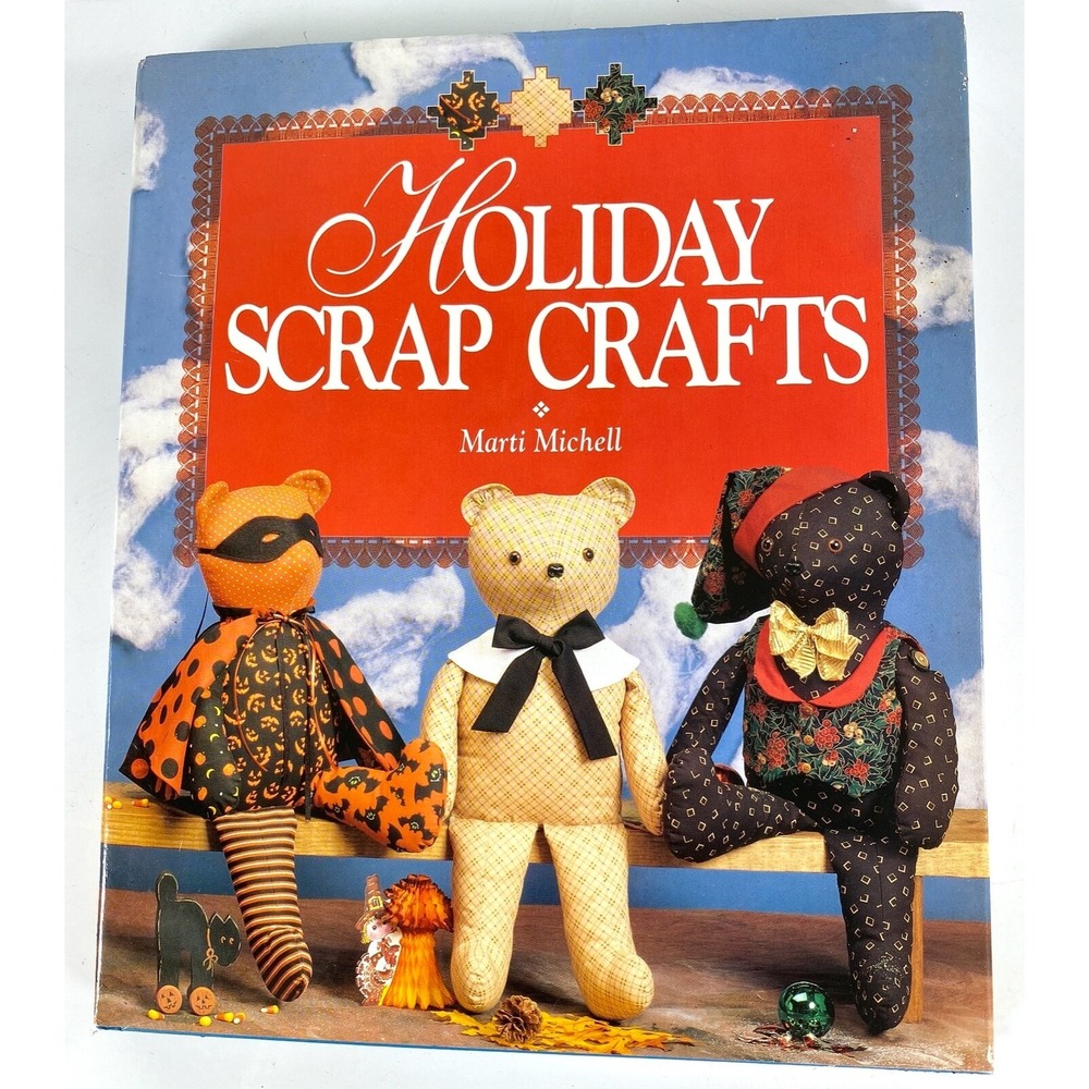Holiday Scrap Crafts by Marti Michell (1992, Hardcover)Book